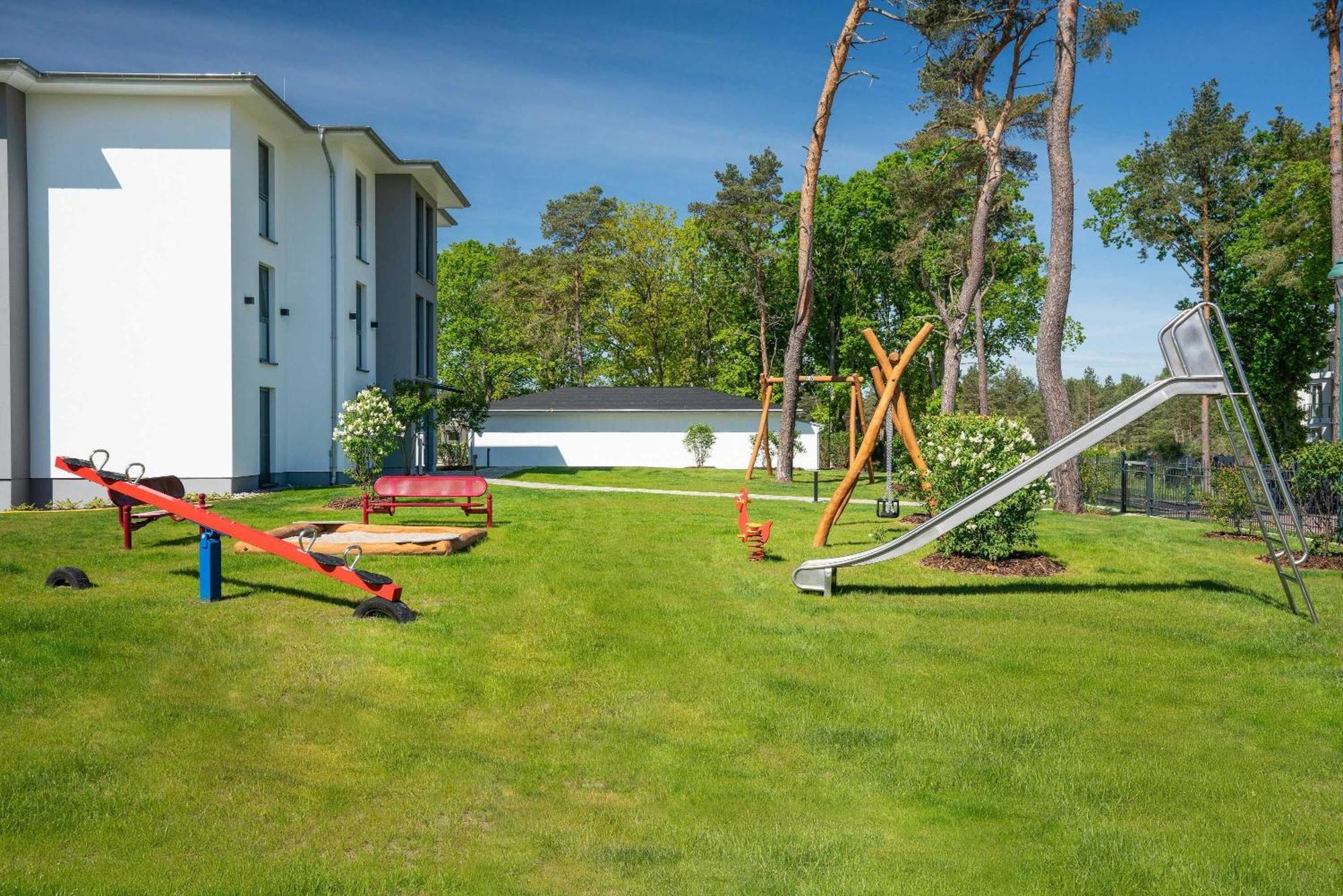 Terrassenwohnung "Inselreich" - Oase Am Haff Garz (Usedom) Exterior foto